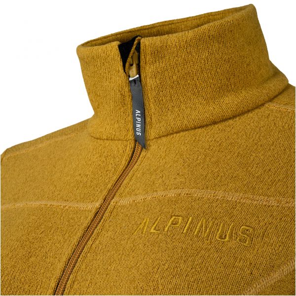 Bluza polarowa damska Alpinus Elvenes żółta