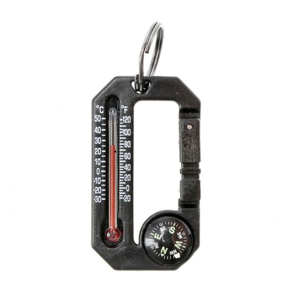Brelok, karabińczyk z termometrem i kompasem Sun Co. HikeHitch 2