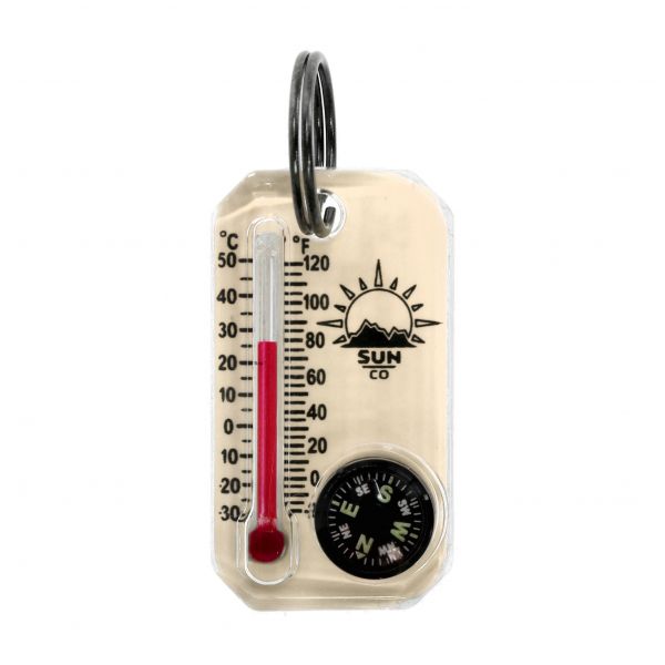 Brelok z termometrem i kompasem Sun Co. LumaGage świecący w ciemności