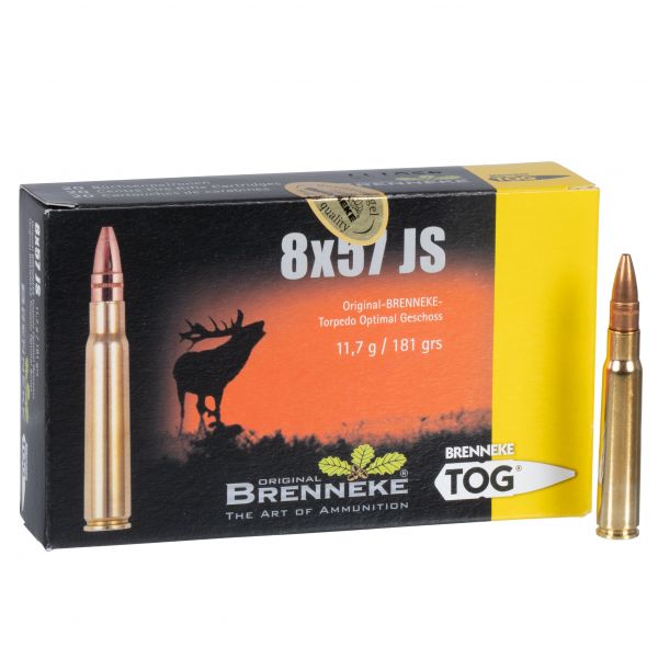 Brenneke ammunition cal. 8x57 JS TOG 11.7 g