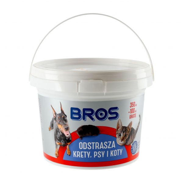 Bros granules repel moles, dogs and cats 450 ml