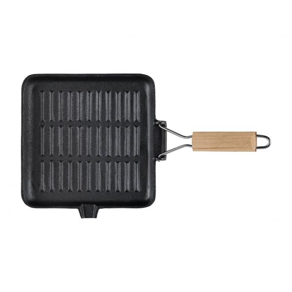 Browin square cast iron skillet fi 22 cm