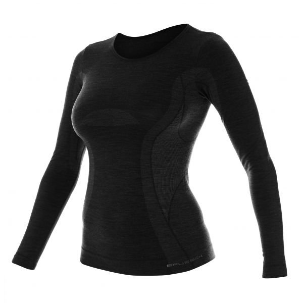 Brubeck COMFORT WOOL long sleeve t-shirt for women