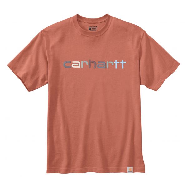 Carhartt Heavyweight graphic terracotta t-shirt