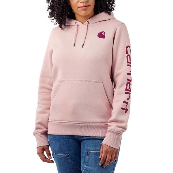 Carhartt Logo Graphic women's sweatshirt ash rose