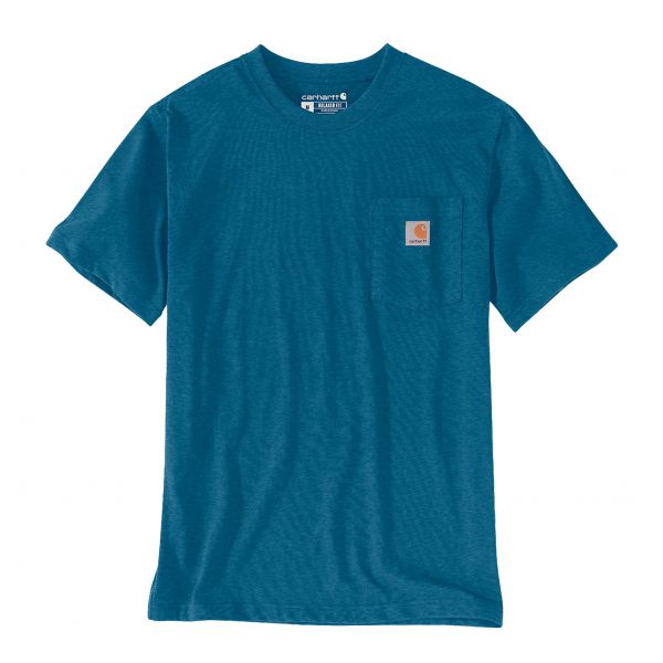 Carhartt Pocket K87 deep lagoon heather t-shirt