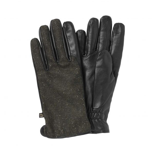 Chevalier Heydon Tweed Dark Green Gloves