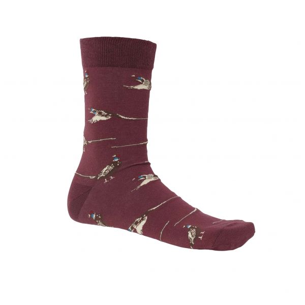 Chevalier Pomeroy Fox Red Pheasant Socks