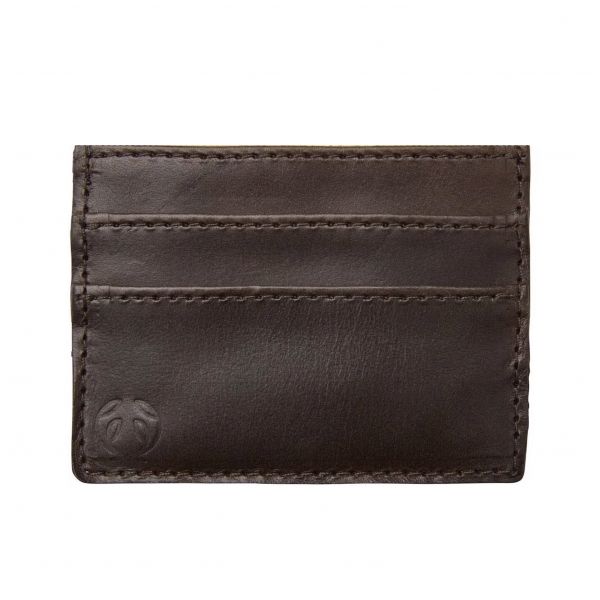 Chevalier Trigger Leather Card Case Brown