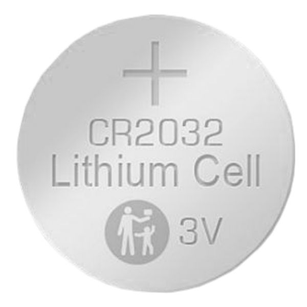CR2032 lithium-ion battery (3V 1 piece).