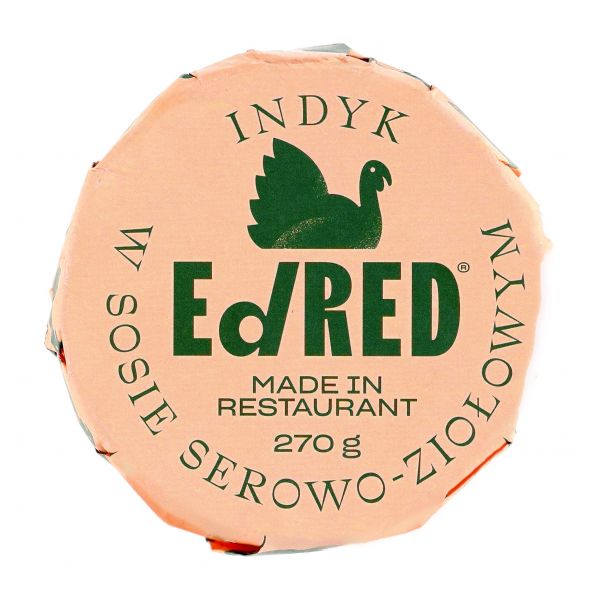 Ed Red Originals turkey conserve with cheese and herb sauce