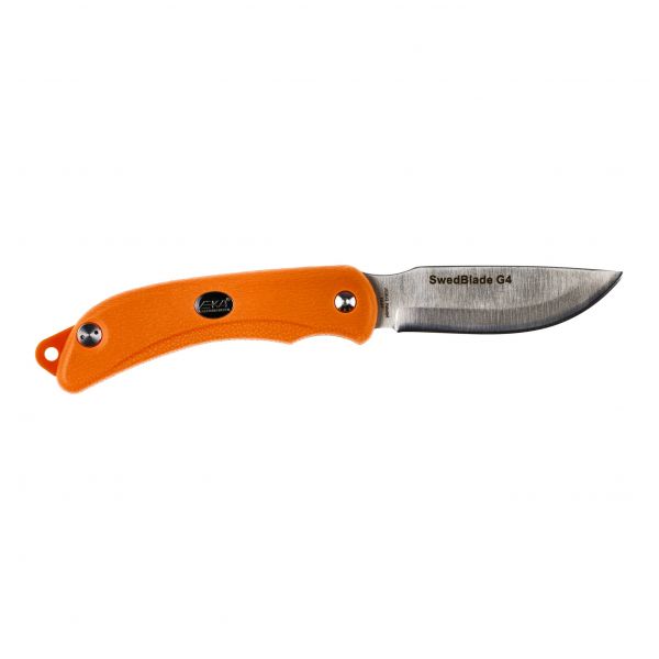 Eka SwedBlade G4 orange knife.