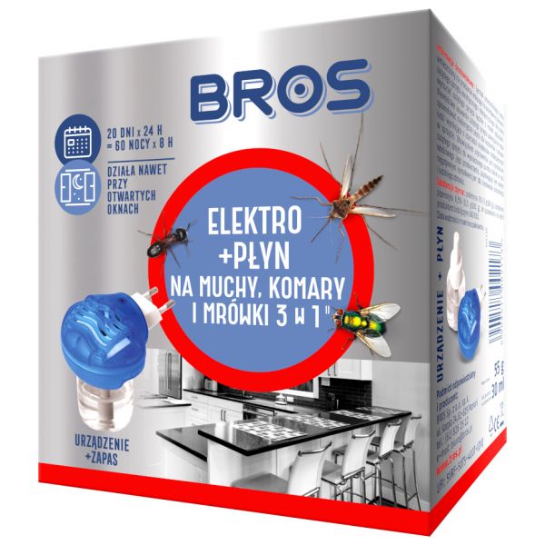 Electro + Bros liquid for flies mosquitoes and ants