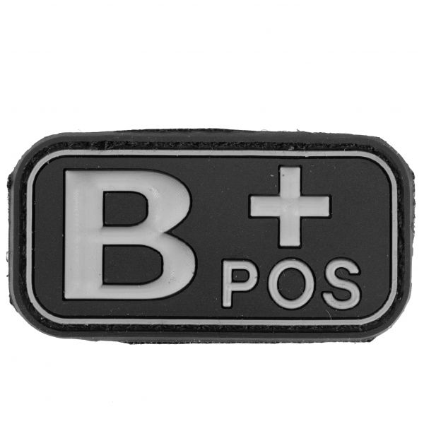Emblem 3D PVC sticker blood group B+