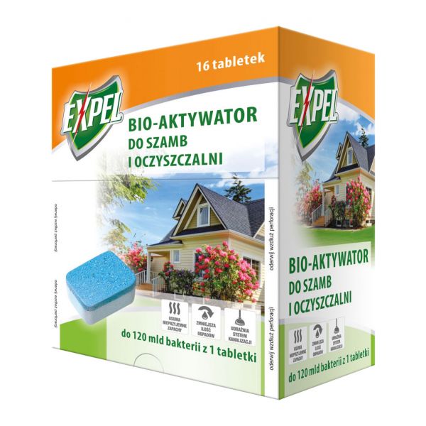 Expel bio-activator tablets for septic tanks 1 pc.