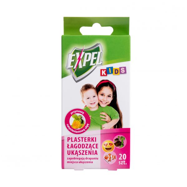 Expel patches for children to soothe bites