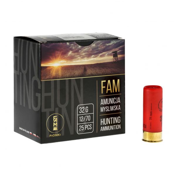 FAM Pionki 12/70 GW 32g 3-3.25mm ammunition