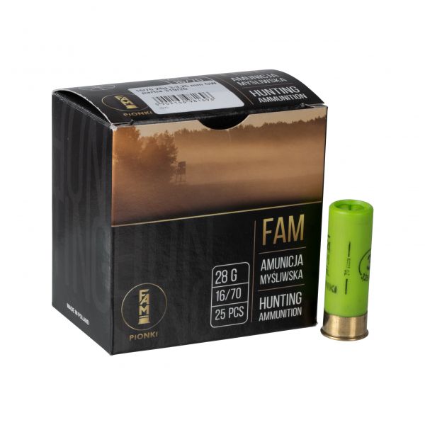 FAM Pionki 16/70 GW 28g 3-3.25mm ammunition