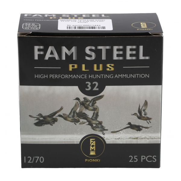FAM Pionki Steel Plus 12/70 32g 4-3.30mm ammunition