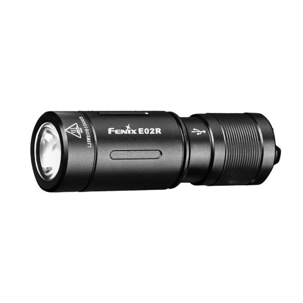 Fenix E02R LED flashlight black