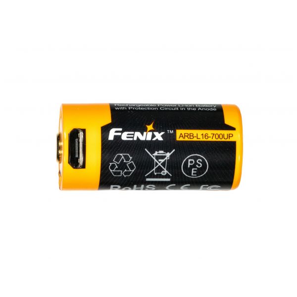Fenix USB Rechargeable Battery ARB-L16UP (16340 RCR123 700m