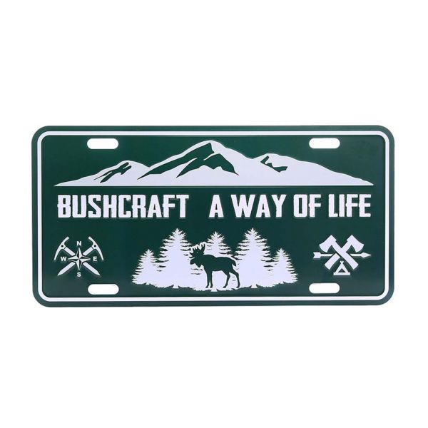 Fosco Bushcraft license plate