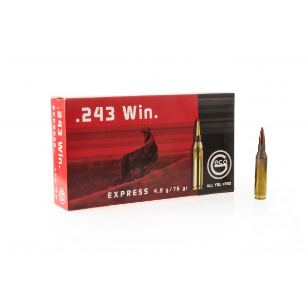 GECO ammunition cal. .243 Win Express 4.9 g