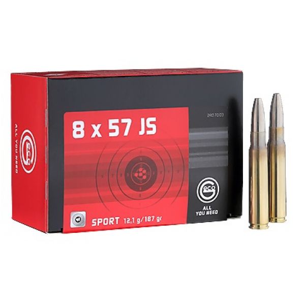 GECO ammunition cal. 8x57 JS Sport 12.7 g