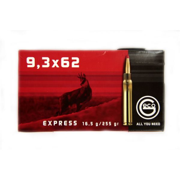 GECO ammunition cal. 9.3x62 Express 16.5 g