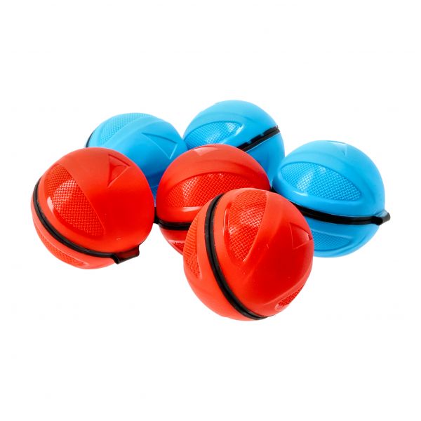Granaty wodne SpyraBlast 6 sztuk niebieskie i czerwone
