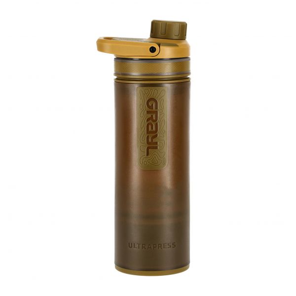 Grayl UltraPress brown filter bottle