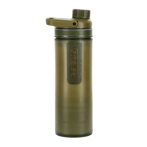 Grayl UltraPress olive filter bottle