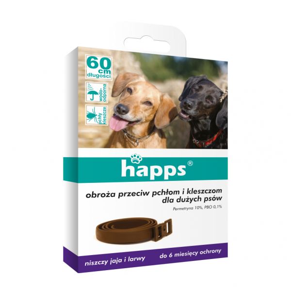 Happs flea and tick collar large dog