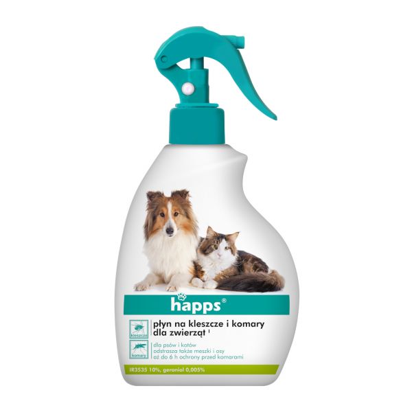 Happs mosquito and tick lotion for pets 200 ml