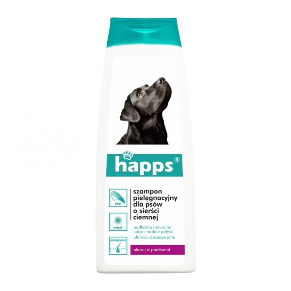 Happs shampoo for dogs with dark hair 200 ml