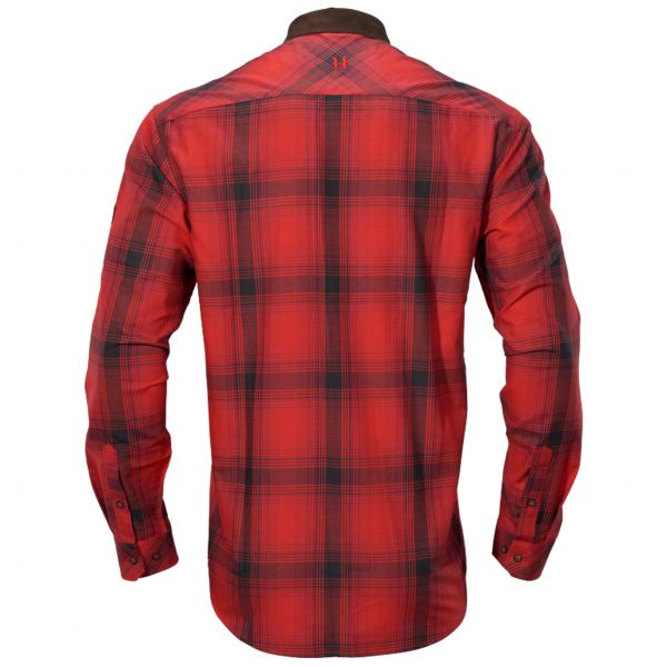 Härkila Driven Hunt flannel red and black shirt