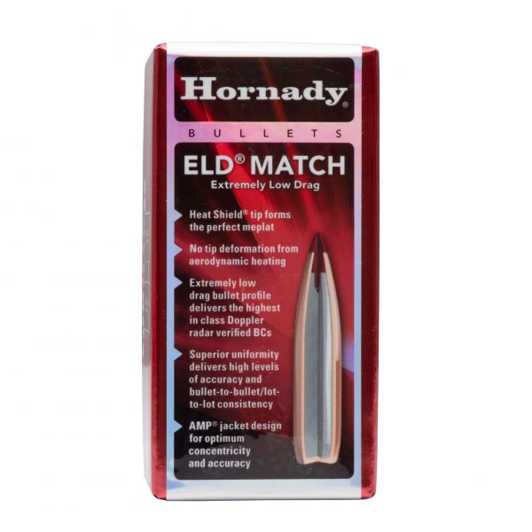 Hornady 22 (.224) Eld-Match 80gr bullet (100 pcs.).