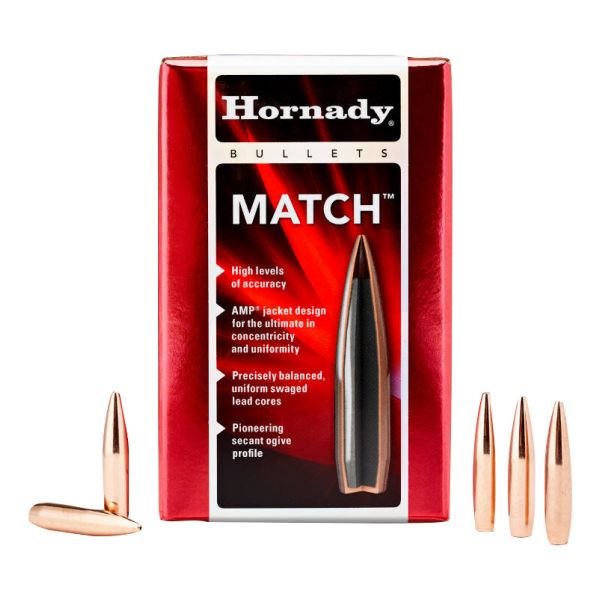 Hornady 22 cal. 224 BTHP 68 gr bullet (100 pcs.)