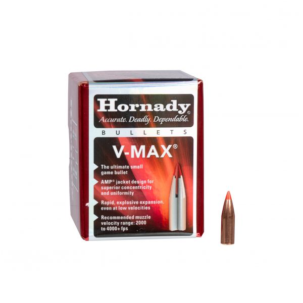 Hornady 22 V-Max 60 gr bullet ( 100 pieces).