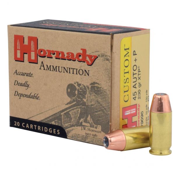 Hornady ammunition cal.45Auto+P XTP 230gr/14.9g