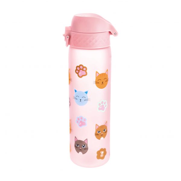 ION8 500 ml bottle pink with cats