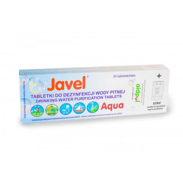 Javel drinking water disinfection tablets 20 pcs.