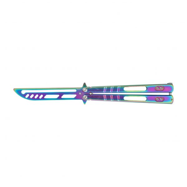Joker JKR0826 rainbow training butterfly knife