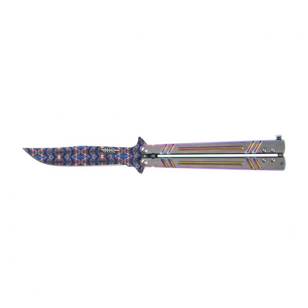 Joker JKR645 rainbow butterfly damscein knife