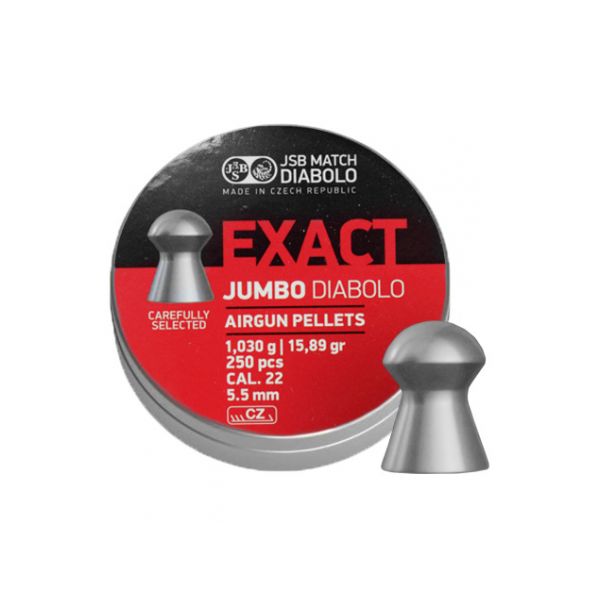 JSB Exact Jumbo 5.52/250 diabolo shotgun pellets