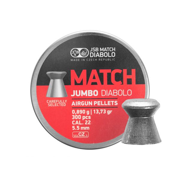 JSB Jumbo Match 5.50/300 diabolo shot.