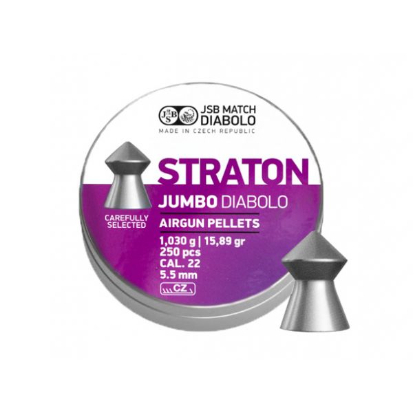 JSB Jumbo Straton 5.50/250 diabolo shot.