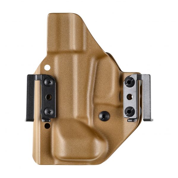 Kabura RH Holsters OWB Frogy do Glock 17/ 19 / 26 / 45, 1/2 sweatguard, speedloops 40 mm, prawa, coyote