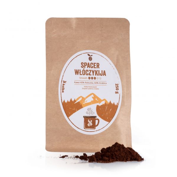 Kawa mielona Kolba Spacer Włóczykija Smooth 250 g