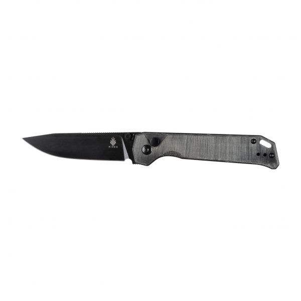 Kizer Begleiter 2 knife V4458.2BC2 gray-black, leather